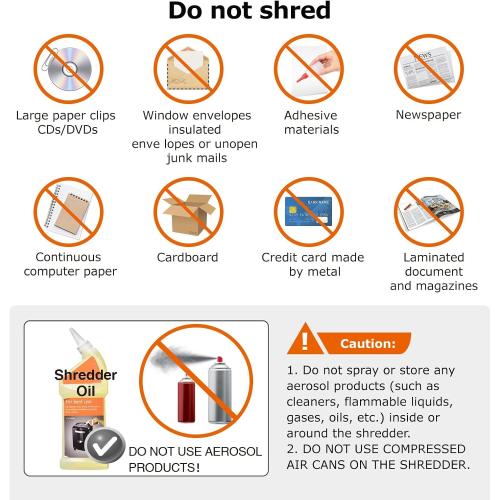 Bonsaii 12-Sheet Cross Cut Paper Shredder, 5.5 Gal Home Office Heavy Duty Shredder for Paper, Credit Card, Mail, Staples, with Transparent Window, High Security Level P-4 (C275-A)