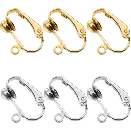 CoguZed 36-Piece Clip-On Earring Converter Set – Universal Fit for Pierced & Non-Pierced Ears (Gold & Silver Tones, Hypoallergenic Metal, Reinforced Secure Closure, Reusable)