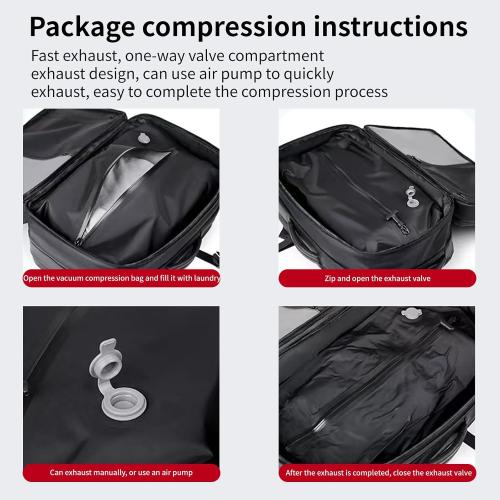 Air Backpack, 60L Expandable Backpack for Air, Vacpack Backpack with Vacuum Compression,travel backpack vacuum compression (Vacuum compression2)
