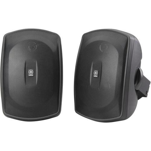 YAMAHA NS-AW190BL 2-Way Indoor/Outdoor Speakers (Pair, Black)