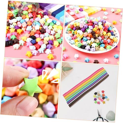 2160pcs Origami Paper Strips for Craft Projects for Boys and Girls Adults for Star Folding Fun Paper Craft Accessories for Decor