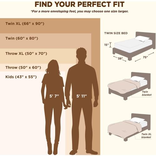 Bedsure Fleece Throw Blanket for Couch Cream - Lightweight Plush Fuzzy Cozy Soft Blankets and Throws for Sofa, 50x60 inches