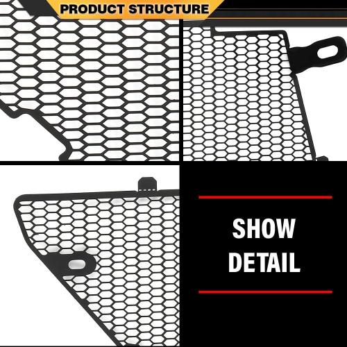 Front Grill Covers Radiator Guard Compatible with Chevy Corvette C8 2020-2024, Not Fit for Z06 Models, for Z51 Models