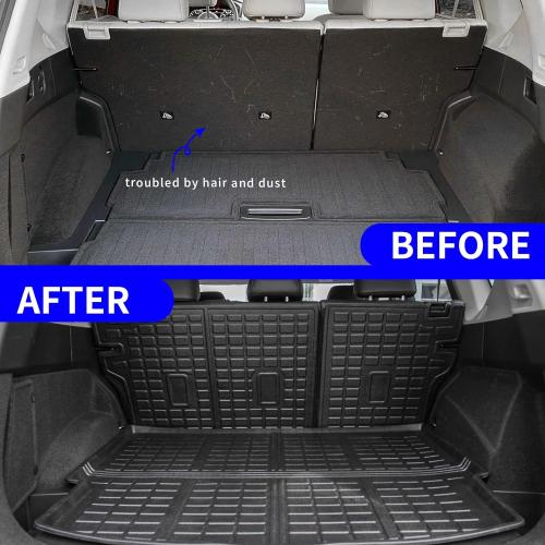 Rongtaod Floor Mats Compatible with 2021-2025 2026 Nissan Rogue Trunk Liner Cargo Mat Cargo Liner Back Seat Cover Protector 2024 Nissan Rogue Accessories (Floor Mats Backrest Mats Trunk Mat)