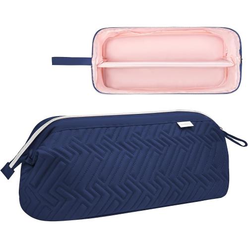 Leudes Hair Tools Travel Bag for Shark Flexstyle Carrying Case Portable Shark Hair Air Wrap Dryer Case Waterproof Dustproof Flat Curling Iron Travel Organizer (Blue)