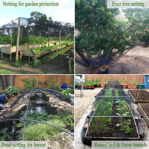 Bird Netting for Chicken Coop 50x100 Ft, 1 Mesh, Strong Woven Poultry Netting Roof Cover for Chicken Run, Heavy Duty Bird Net for Fruit Trees, Blueberry, Vegetables, Garden Protection