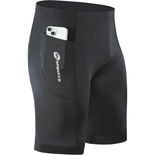 sponeed Men's Cycling Shorts Padded Bicycle Riding Pants Bike Biking Clothes Cycle Wear Tights
