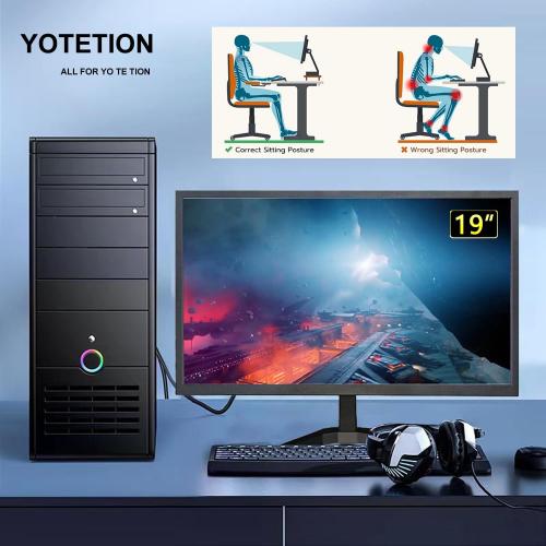 19-inch Full HD 75Hz Small Thin Monitor for laptops, Computers and desktops, HD  1440 x 900p, Anti-Glare, LED Display, VGA/HDMI Connection