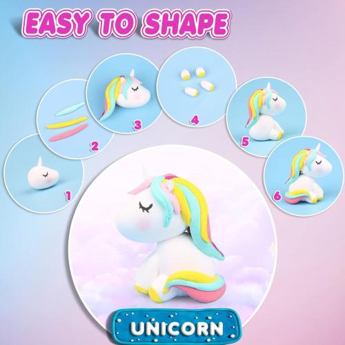 Magic Clay - Air Dry Clay 36 Colors, Modeling Clay for Kids with Tools, Soft & Ultra Light, Toys Gifts for Age 3 4 5 6 7 8  Years Old Boys Girls Kids