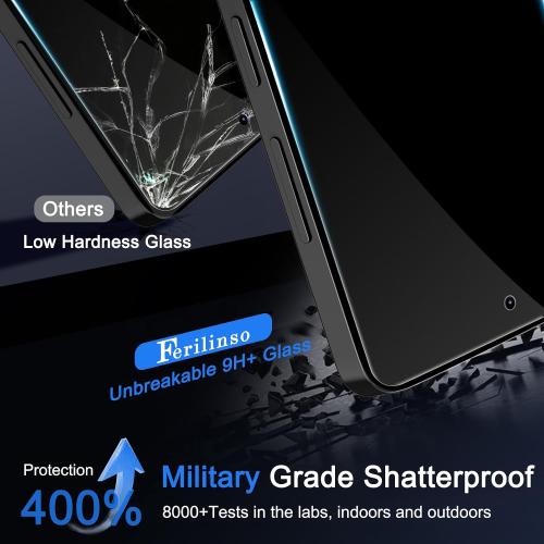 Ferilinso 3 Pack Privacy Screen Protector for Samsung Galaxy S26 Ultra
