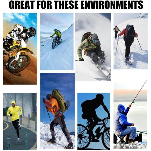 MIRKOO 3D Breathable Seamless Tube Face Mask, Dust-proof Windproof UV Protection Motorcycle Bicycle ATV Face Mask