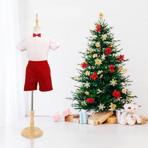 Child Mannequin,Kid Dress Form with Wooden Base,Adjustable Girl and Boy Body Bust Forms for Apparel Scarf Window Shop Display, 4-5 Years Old
