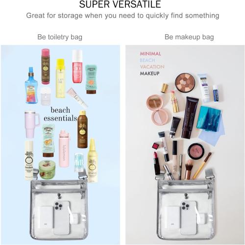 Bluome Clear Bag for Stadium Events 12 x6 x12, Clear Crossbody Purses for Women Concerts Stadium Approved Work Beach