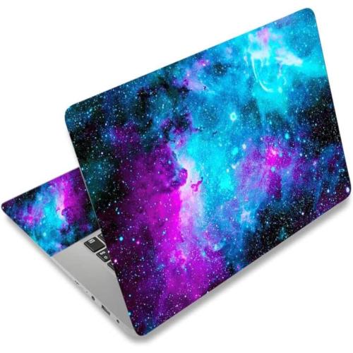Laptop Notebook Skin Sticker Cover Decal Fits 12 13 13.3 14 15 15.4 15.6 inch Laptop Protector Notebook PC | Easy to Apply, Remove and Change Styles (Galaxy)