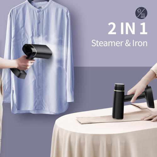 Dual Voltage(100~250V) Travel Steamer for Clothes Portable Mini with European Plug Adapter for International Travel, Europe Travel Essentials for Women, European Travel Must Haves, maybe missing one piece