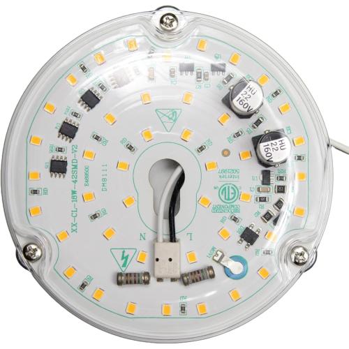 Merwry/Caprice SW17WLED-EG04 LED Light Array Bulb Replacement for Home Decorators & Hampton Bay Ceiling Fans SW1422 SW19151