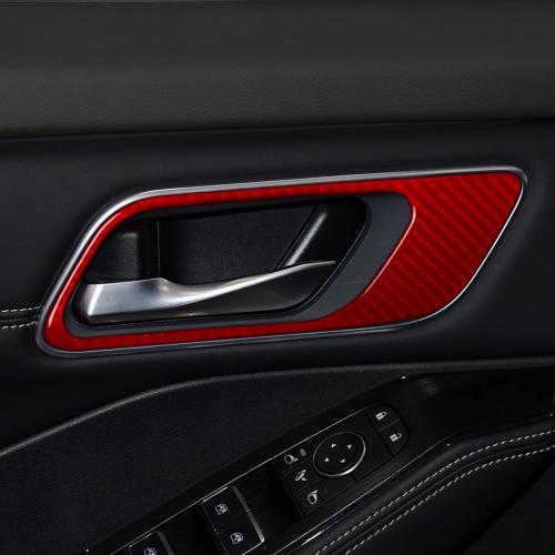 Carbon fiber soft door handle cover