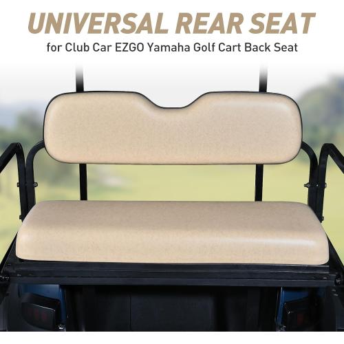 NOKINS Universal Golf Cart Rear Seat Replacement Cushions for Club Car EZGO Yamaha Golf Cart Back Seat