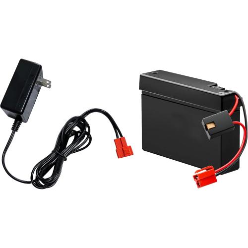 6V 7Ah Battery and Charger Combo Set for Kid Trax ATV for Marshall Fire Truck for Dodge Ram 1500 Child Ride On Car