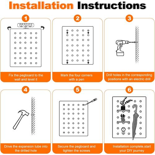 AMSXNOO Modular Wood Peg Board Wall Organizer Kits, 31.5X47.2IN/80X120CM | Heavy Duty Wood Pegboard, Includes shelves and matchsticks, for Office Bedroom Living Room Study Room Craft Room