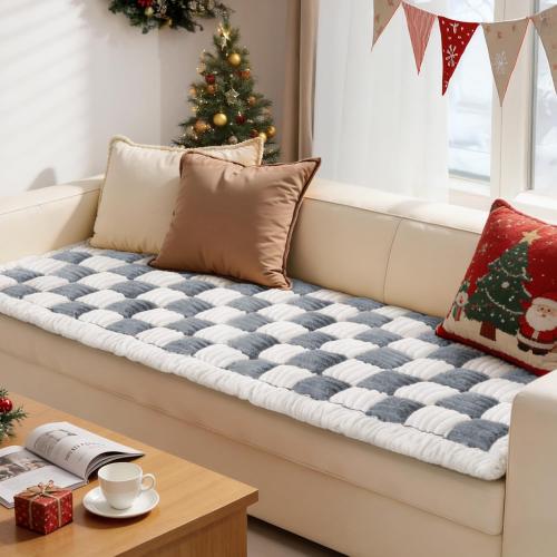 Couch Cushion Cover for dogs Sofa Cover Washable Pet Love Seat Couch Covers for Sofa Slipcovers Couch Protector Blanket for Dogs Sofa Cushion Covers for Pets Washable Pad Blue Grey 70x150cm/27.6x59in