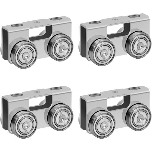 P2750-EG 4 Wheel Light Duty Trolley Assembly for Unistrut, Use for All 1-5/8 P1000, P1001, P5000, P5001, P5500, P5501 or Taller Strut Channel, Unistrut, Superstrut (4PACK)