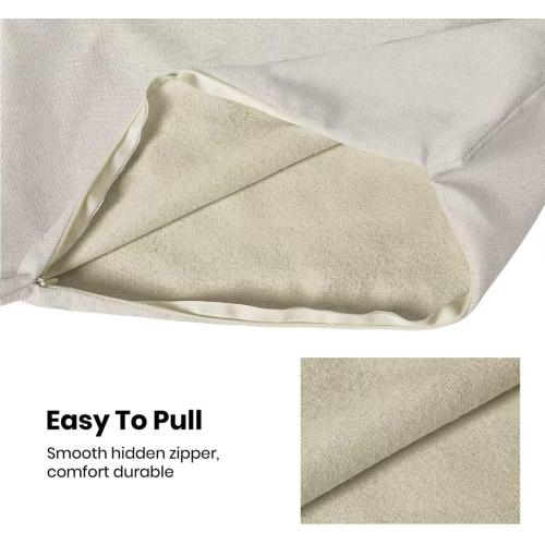 AEIOAE Boho Pillow Covers 18x18 Set of 2 Blue Vintage Retro Decorative Throw Pillow Outdoor Linen Square Farmhouse Decor Cushion Cover for Home Couch Sofa