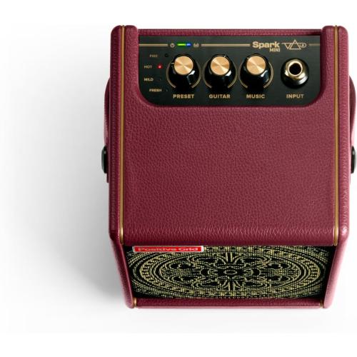 Positive Grid Spark Mini Vai Special Edition 10-Watt Portable Smart Guitar Amp and Bluetooth Speaker – Designed by Steve Vai