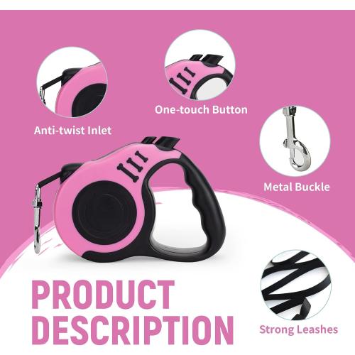 Retractable Dog Leash Automatic Telescopic Tractor Dog Tape