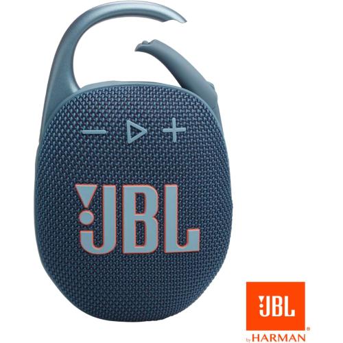 JBL Clip 5 - Ultra-Portable, Waterproof & Dustproof Bluetooth Speaker, Big JBL Pro Sound with Punchy bass, Integrated Carabiner, Up to 12 Hours of Play, Made in Part with Recycled Materials (Blue)
