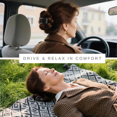 8 Pack Flat Hair Clips for Women – Large Matte Rectangle No-Slip Claw Clips, Strong Hold Square Hair Accessories for Thick & Thin Hair, Lay Flat Design for Work & Daily Styling