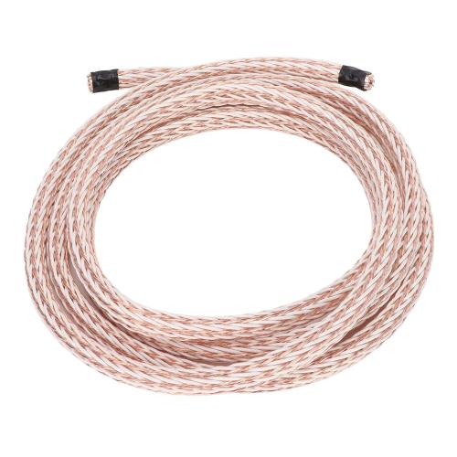 ASHATA 12TC Cable, 24 Core Audiophile Speaker Cables for HiFi Stereo System, HiFi OCC Copper Cord for CD Speaker Radio Amplifier - 2.5m / 8.2ft