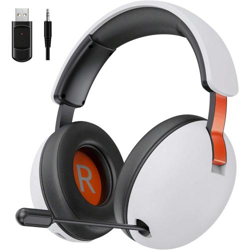 2.4G Wireless Gaming Headset with Mic for PC,Computer,PS5,PS4