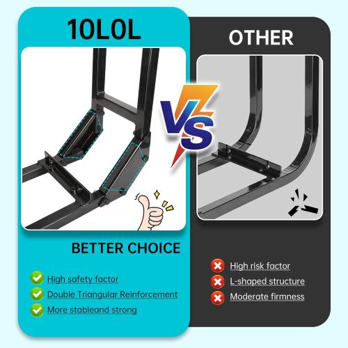 10L0L Golf Cart Rear Seat Grab Bar - Heavy Duty Safety Grab Bar w/Triangle Reflector for Rear Seat Passenger Security, Universal for Yamaha EZGO Club Car