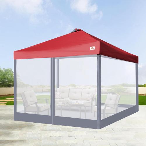 SCOCANOPY Replacement Mesh sidewall for Most 12x12 Canopy Or Gazebo,(Grey)
