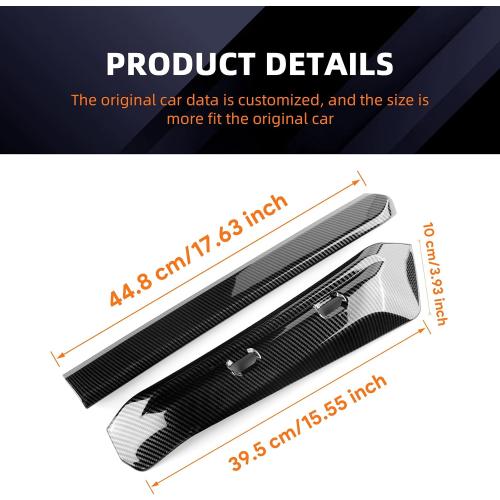 Dash Air Vent Cover for 2025-2026 BMW X3 G45 M50, Carbon Fiber | Fits 2025 2026 X3 G45 M50, Dashboard Panel Cover, Center Console AC Vent Trim, BMW Interior Accessories, Anti-Scratch