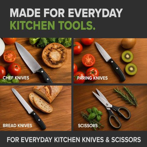 5-in-1 Knife Sharpener for Straight & Serrated Knives