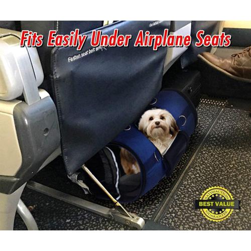 6-in-1 Sturdy Pet Carrier Backpack, Front Pack, Shoulder Bag, Pet Hand Bag, Car Seat Crate, Soft-Sided pet Carrier, Small Dog & Cat Travel Carrier, Size Medium for Pets 14-16 Long