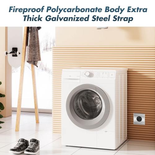 50 Amp 250V NEMA 6-50R Power Outlet, Heavy-Duty 50A Receptacle, for Welders, Plasma Cutters, Electric Ranges, Dryers, and More UL Listed micmi (NEMA 6-50R w/Square wallplate)