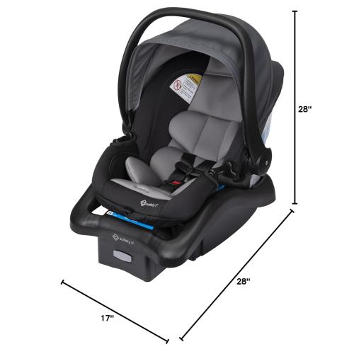Safety 1st OnBoard FLX Infant Car Seat with Base, Lightweight Baby Car Seat for Travel, Monument 4