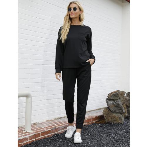 Size XL..2 pack Bofell Lounge Sets for Women Two Piece Travel Outfits Sweatsuits 2 Piece Fashion 2024 Trendy Pajamas