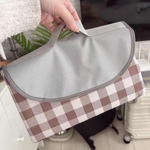K Y KANGYUN Outdoor Picnic Blanket 80 x 80, Extra Large Beach Blanket, Foldable Lightweight Waterproof Sand Mat, Picnic Blanket for Beach Camping Hiking Park Patio (Brown, 80x80 inch)