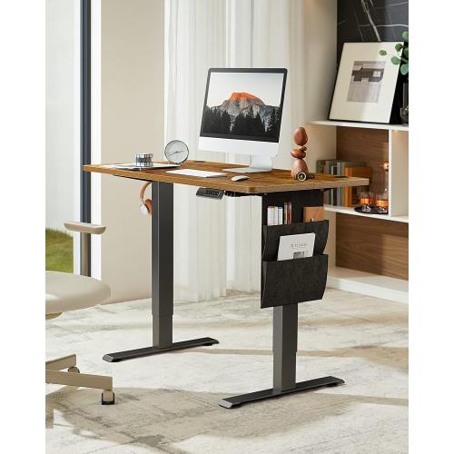 Marsail Standing Desk Adjustable Height Home Office Desk,48x24 Inch Electric Standing Desk, Stand up Desk with Storage Bag,Headphone Hook for Computer Workstations Desk 4 Memory Preset