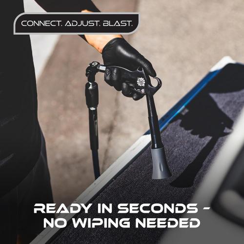 The Rag Company - The Ultra Air Blaster (Version 2) – Lift and Blast Dirt and Debris Away for Interior Detailing; Durable and Ergonomic Metal Design; Trigger Operated