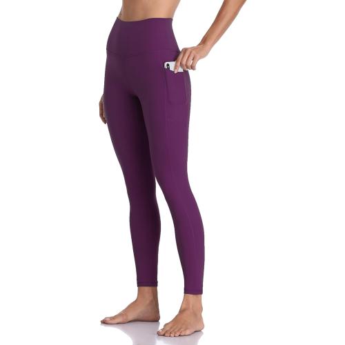 Size L Colorfulkoala Women's High Waisted Yoga Pants 7/8 Length Leggings with Pockets