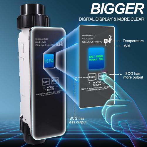 IC15 Salt Cell Replacement Fit for Pentair Intellichlor IC15 | Replaces 520888 | 15K Gallon Saltwater Chlorine Generator System for Inground Pools | Easy Install & Durable Design