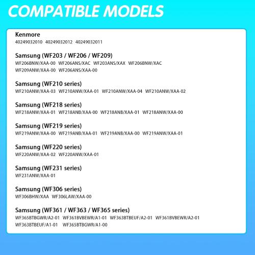 DC62-30312J DC62-30314K Water Inlet Valve WF42H5000AW for Samsung