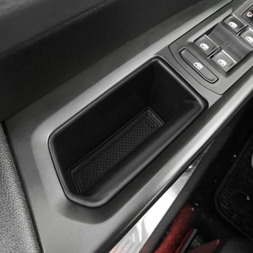 EDBETOS Atlas Door Side Storage Box Handle Container Compatible with 2018-2023 VW Atlas/Atlas Cross Sport Accessories, ABS Inner Door Handle Organizer Phone Pocket Insert Tray Glove Pallet, 4PCS Set