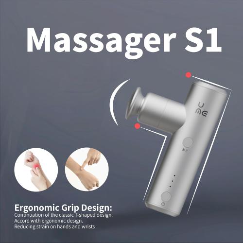S1 Mini Massage Gun, Percussion Massage Gun Deep Tissue for Body Muscle Relaxation, Handheld Massage Gun for Women, Portable Massage Gun for Gym Office Travel with 4Hour Battery