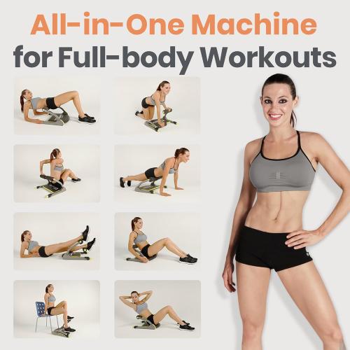 Wonder Core Smart, Ab Machine, Ab Workout Equipment, Sit Up Machine & Exercise Equipment, Ab Crunch Machine for Stomach Workout, Ab Core Trainer Abdominal Machine for Home Gym